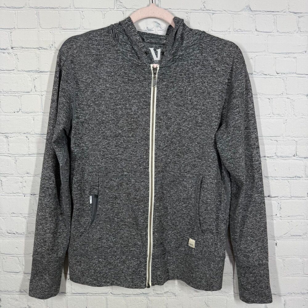 Vuori Halo Performance Dreamknit Hoodie Women Size Small Gray Athleisure Active